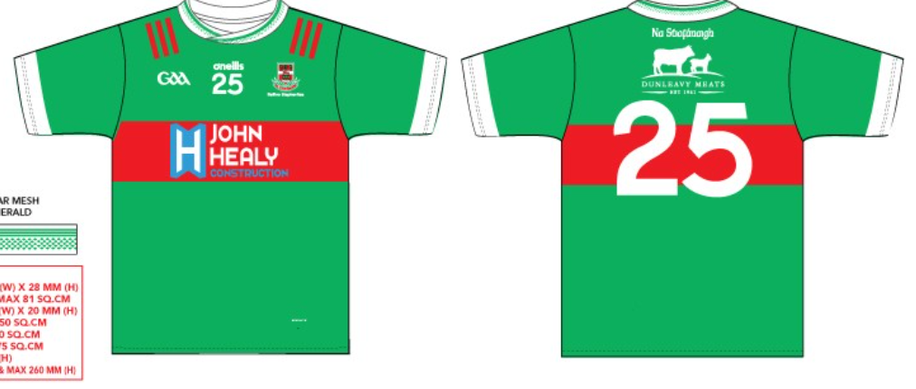 O'Neills Ballina Stephenites Player Fit Jersey