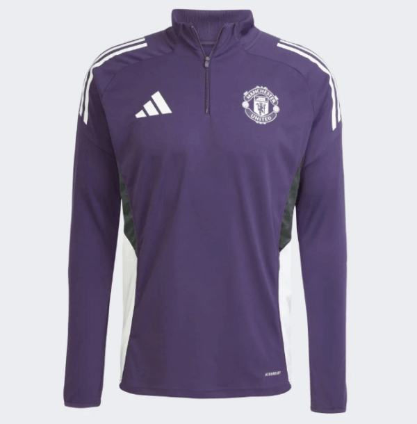 Adidas Kids Manchester United 1/4 zip training Top