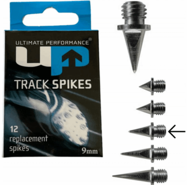 UP 9mm running spikes