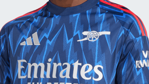 Arsenal adidas 25/26 Adults Long Sleeved Away Shirt - Image 2
