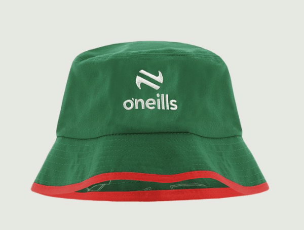 O'Neills Mayo GAA Reversible Bucket Hat Bottle / Red - Image 3