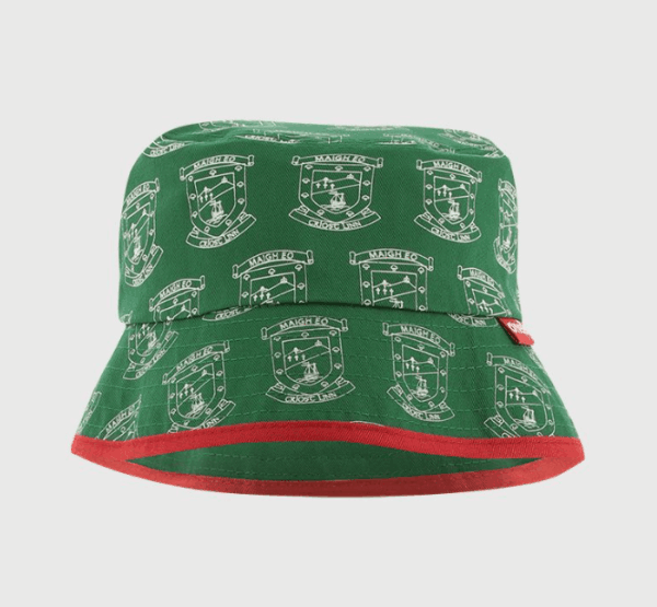 O'Neills Mayo GAA Reversible Bucket Hat Bottle / Red - Image 2