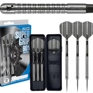 Harrows SUPERGRIP 90% Tungsten Steel Tip Darts